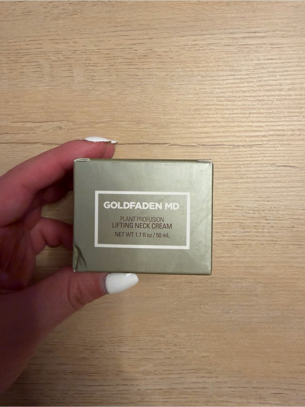 Profusion Cosmetics Lifting Neck Cream - Sage Green Box